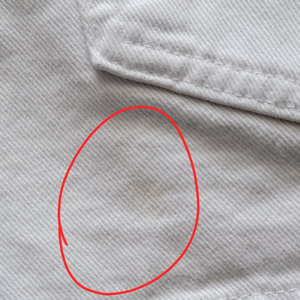 Vintage Guess Beaded Belt White Denim Jean Shorts - Picture 13 of 16